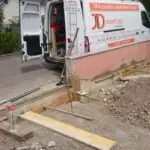 Réalisation chantier portails JD fermetures 68