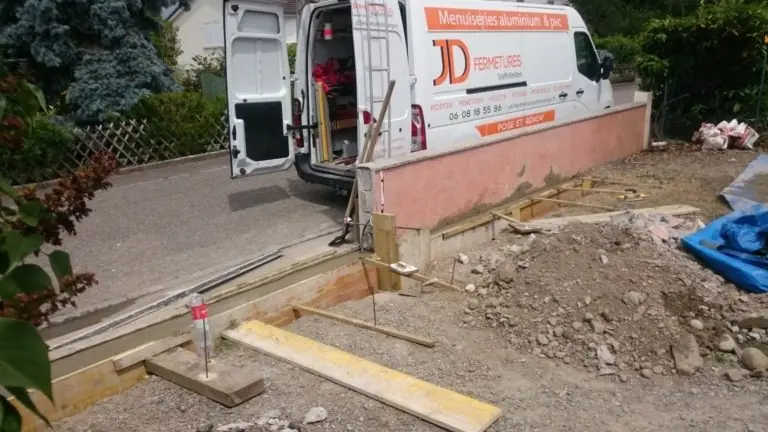 Réalisation chantier portails JD fermetures 68